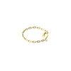 Letter Simple Chain Ring